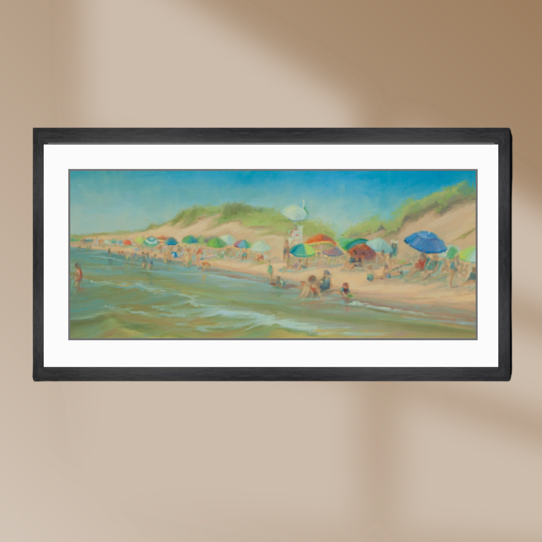 Race Point Beach Day - Unframed Print of Original Oil Painting