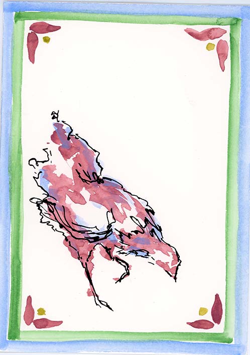 Red and Blue Hen