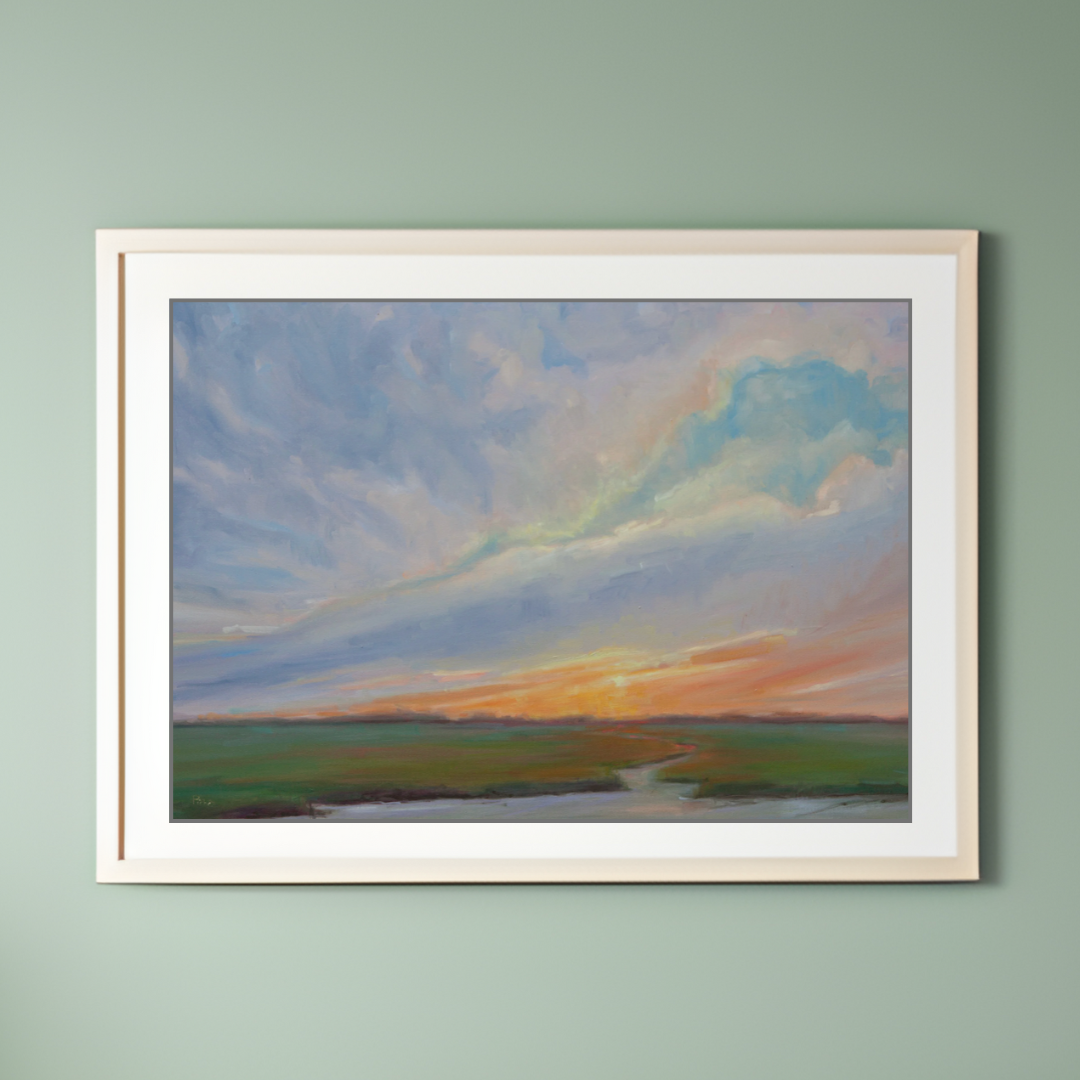 Sun Salutation - Unframed Print of Original Oil Painting