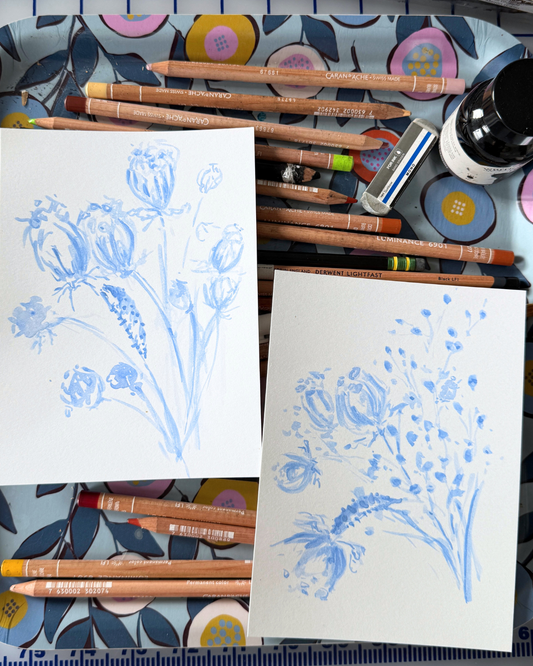 3, 2, 1… fresh from the farm + sketchbook ✨