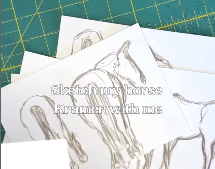 Paint my Horse Kramer with Me