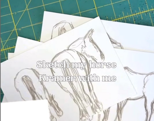 Paint my Horse Kramer with Me