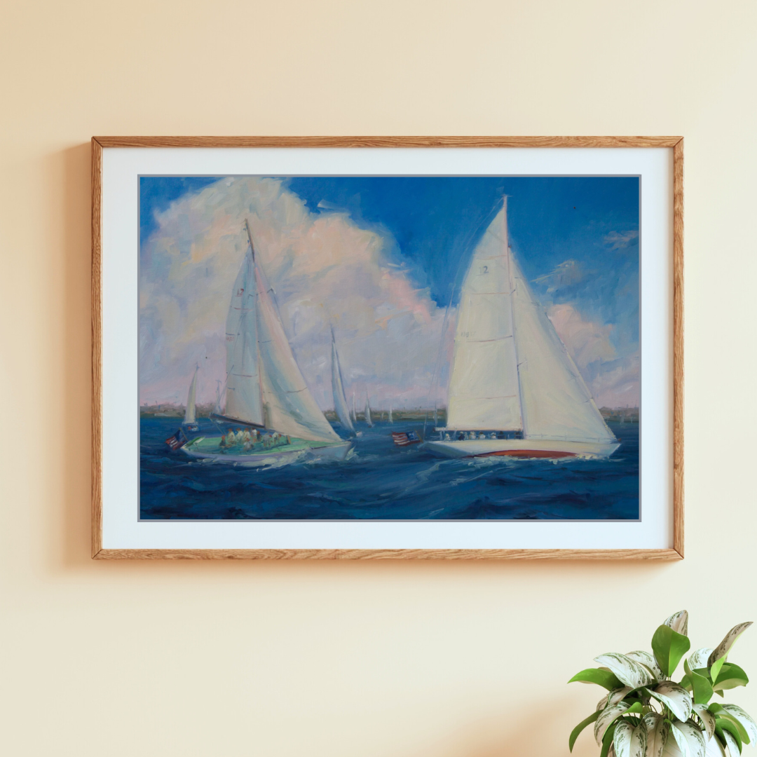 12s on the Bay -  Unframed Print of Original Oil Painting