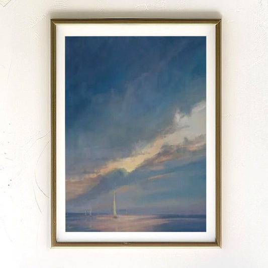 Bay Rising  - Unframed Print of Original Oil Painting