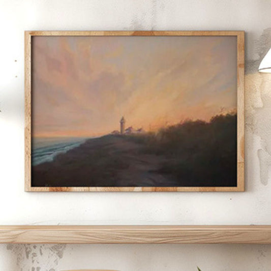 Beavertail Setting - Unframed Print of Original Oil Painting
