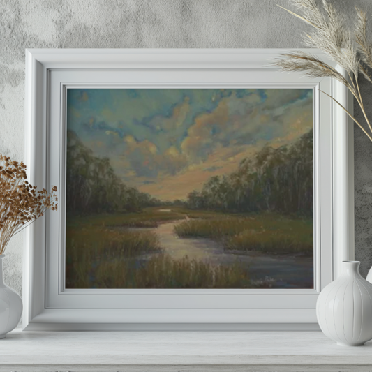 Before Sunset - Unframed Print of Original Oil Painting
