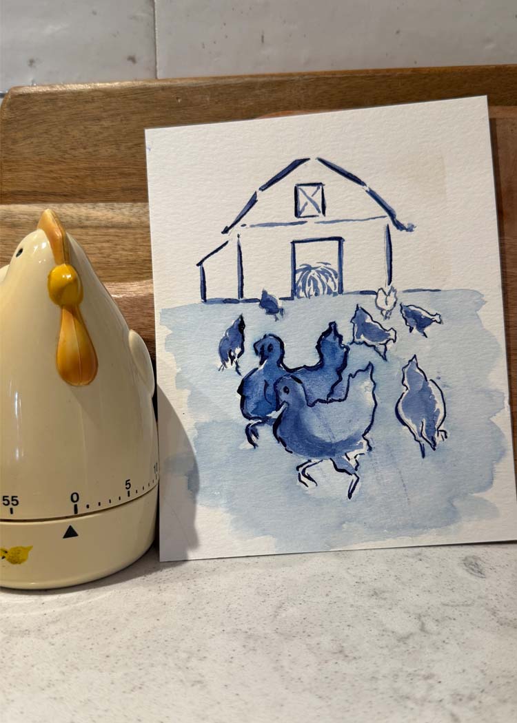 Blue Chickens 1
