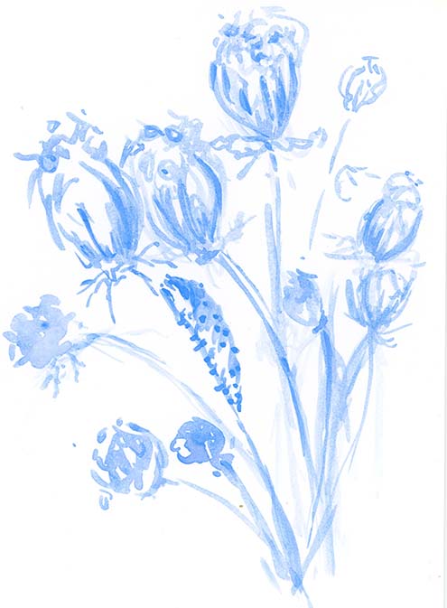 Blue Flowers 3