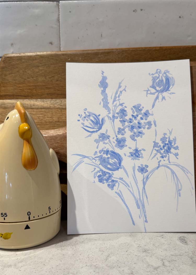 Blue Flowers 4
