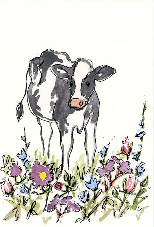 Cows and Flowers