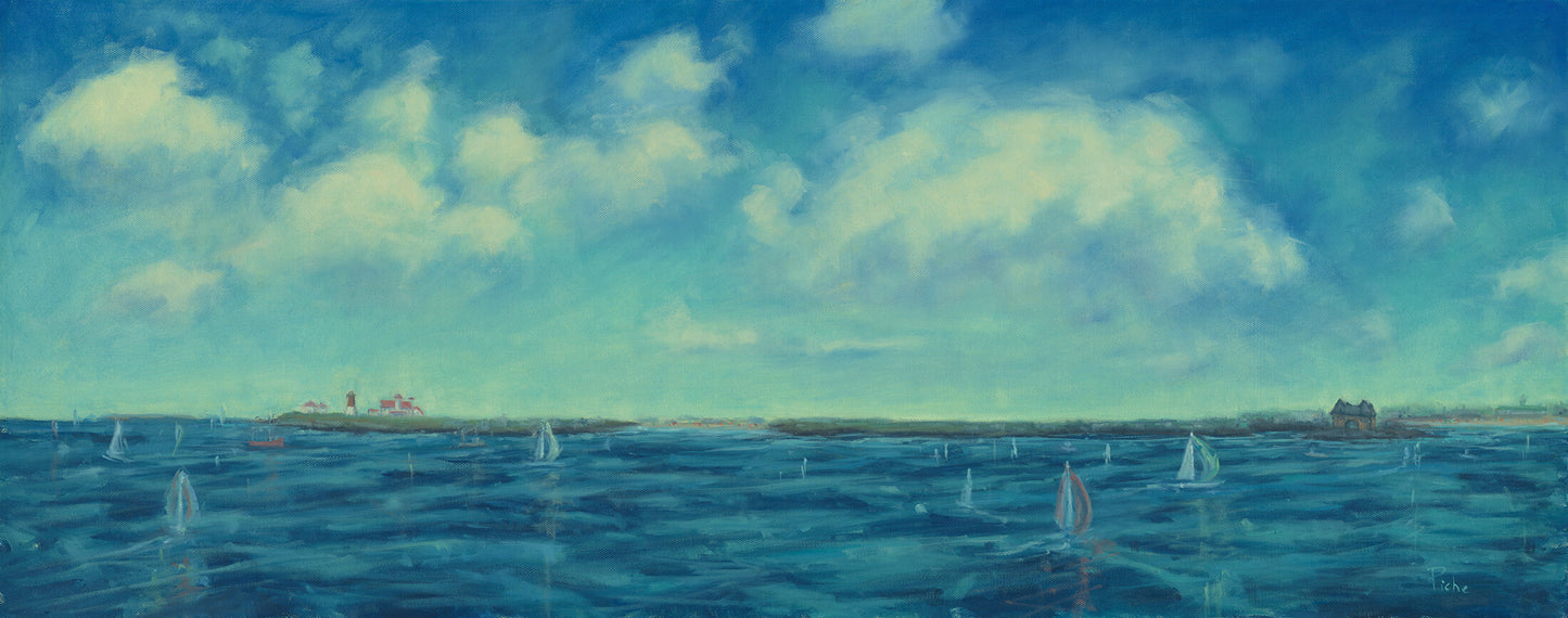 Gansett to Judith Original Oil Painting