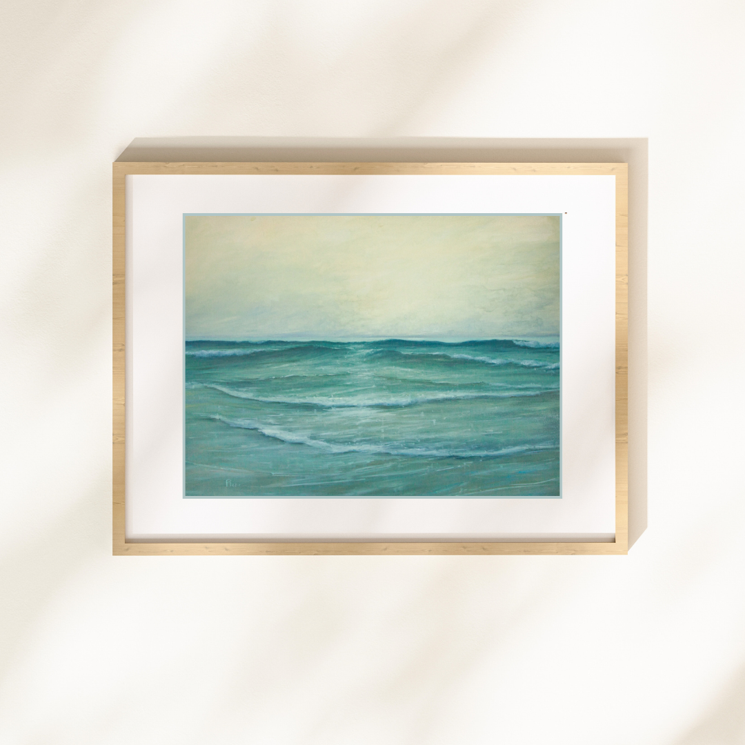 Morning Sparkle - Unframed Print of Original Oil Painting