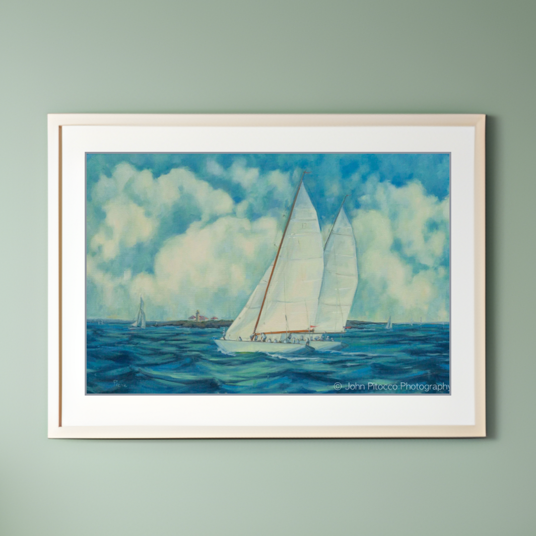 Reach Around Beavertail -  Unframed Print of Original Oil Painting