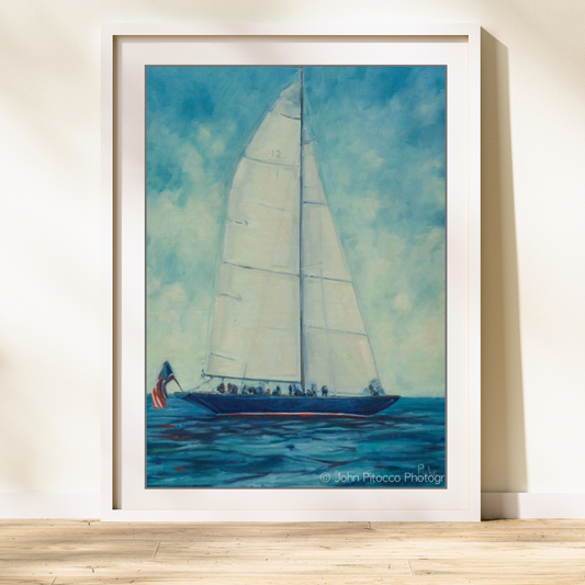 Red White and Blue 12 -  Unframed Print of Original Oil Painting