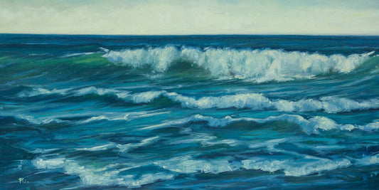 Surf Sensation Original Oil Painting
